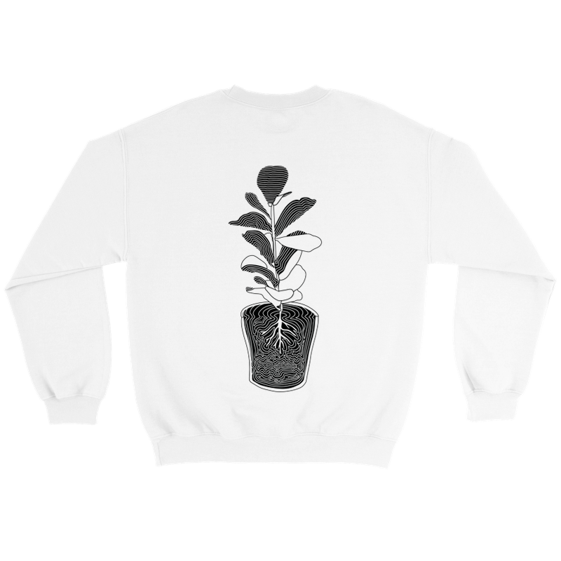 Crewneck figuier à feuilles de violon